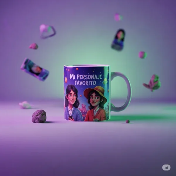 Taza Ilustrada "Mi Personaje Favorito"